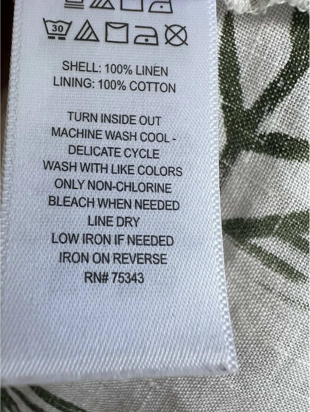 C&C California Women XL 100% Linen V-Neck Dress Sleeveless Vacation Beach